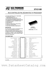 STV2118B datasheet pdf ST Microelectronics