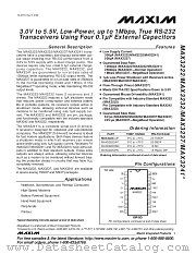 MAX3241EWI datasheet pdf MAXIM - Dallas Semiconductor