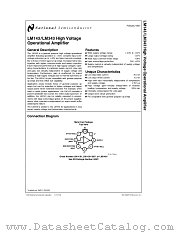 LM343H datasheet pdf National Semiconductor