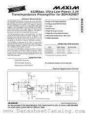 MAX3664ESA datasheet pdf MAXIM - Dallas Semiconductor