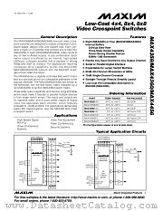 MAX4359EWG datasheet pdf MAXIM - Dallas Semiconductor