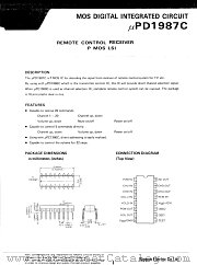 UPD1987C datasheet pdf NEC