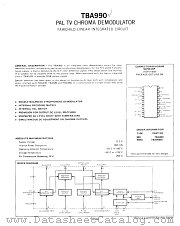 TBA990 datasheet pdf Fairchild Semiconductor