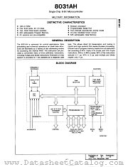 P8031AH datasheet pdf Advanced Micro Devices