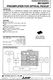 M51593FP datasheet pdf Mitsubishi Electric Corporation