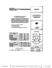 MC1472 datasheet pdf Motorola
