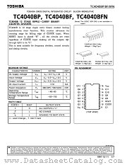 TC4040 datasheet pdf TOSHIBA