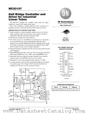 MC33157 datasheet pdf ON Semiconductor