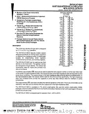 SN74ALVC16843 datasheet pdf Texas Instruments