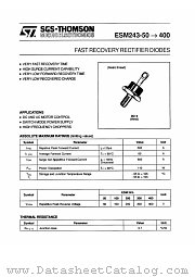 ESM243-400 datasheet pdf ST Microelectronics