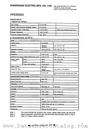 HRD05003 datasheet pdf Shindengen