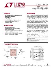 LT1581CT7-2.5 datasheet pdf Linear Technology