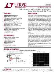 LT1637CMS8 datasheet pdf Linear Technology