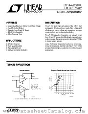 LT319A datasheet pdf Linear Technology