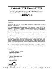 HA16116 datasheet pdf Hitachi Semiconductor