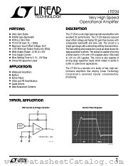 LT1224CS8 datasheet pdf Linear Technology