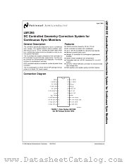 LM1295N datasheet pdf National Semiconductor
