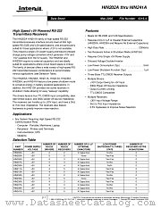 HIN238ACP datasheet pdf Intersil