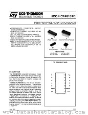 HCF40101B datasheet pdf ST Microelectronics