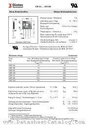 GBU8D datasheet pdf Diotec Elektronische