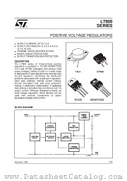 L7806 datasheet pdf ST Microelectronics