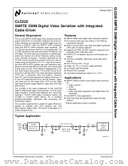 CLC020ACQ datasheet pdf National Semiconductor