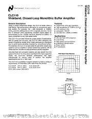 CLC110AJE datasheet pdf National Semiconductor