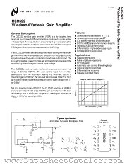 CLC522AMC datasheet pdf National Semiconductor