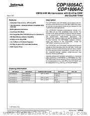 CDP1805ACDX datasheet pdf Intersil