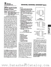 CD4055 datasheet pdf Texas Instruments