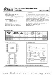 BS62LV2003STC datasheet pdf Brilliance Semiconductor