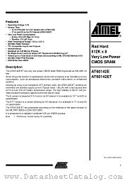 AT60142ET-DC17M-E datasheet pdf Atmel