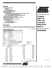 AT49F4096 datasheet pdf Atmel