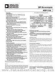 ADSP2186 datasheet pdf Analog Devices