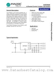 AAT4644IAS-T1 datasheet pdf ANALOGIC TECH