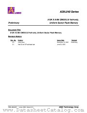 A29L040X-70 datasheet pdf AMIC Technology