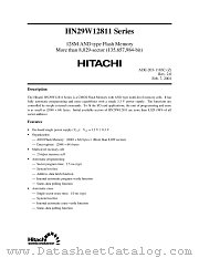 HN29W12811 datasheet pdf Hitachi Semiconductor
