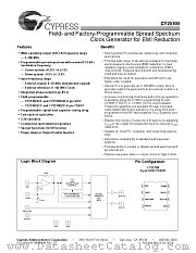 CY25100SXI-XXXW datasheet pdf Cypress