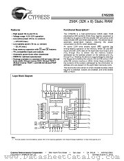 CY62256LL-70ZRC datasheet pdf Cypress