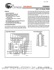CY62256VL-70ZC datasheet pdf Cypress
