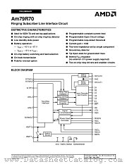 AM79R70-1JC datasheet pdf Advanced Micro Devices