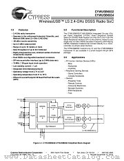 CYWUSB6932-48LFXC datasheet pdf Cypress