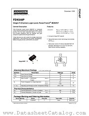 FDN340 datasheet pdf Fairchild Semiconductor