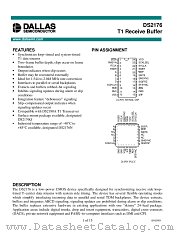 DS2176N datasheet pdf MAXIM - Dallas Semiconductor