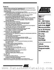 AT94S40AL-25BQC datasheet pdf Atmel