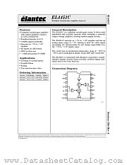EL4451 datasheet pdf Elantec Semiconductor