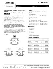 EL5166IS-T7 datasheet pdf Intersil