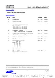 DS_K7N323601M datasheet pdf Samsung Electronic