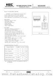 KIA6029Z datasheet pdf Korea Electronics (KEC)