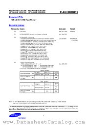 K9F2808Q0B datasheet pdf Samsung Electronic